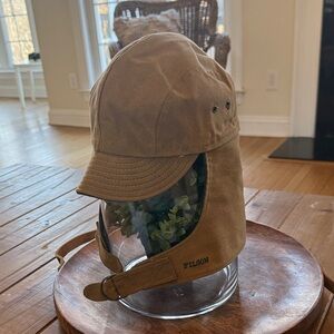 Filson Tin Cloth Ear Flap Trapper Hat